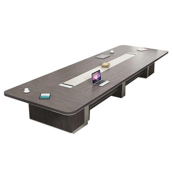 Large Conference Table Simple Modern Staff Training Desk Meeting Table Long Meeting Room Table Desk & Chair Set Office Furniture