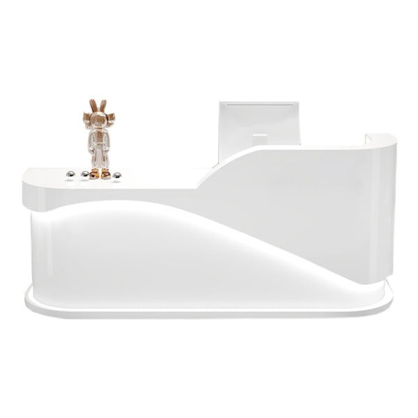 Modern Reception Desk – L-Shaped or Straight Front Counter for Salons, Boutiques & Studios
