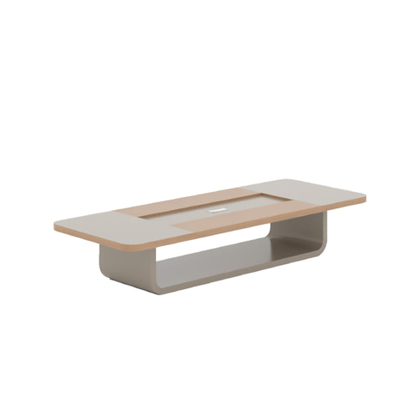 Conference Table Long Table Table and Chair Set Oval Workstation Office Meeting & Training Simple Modern