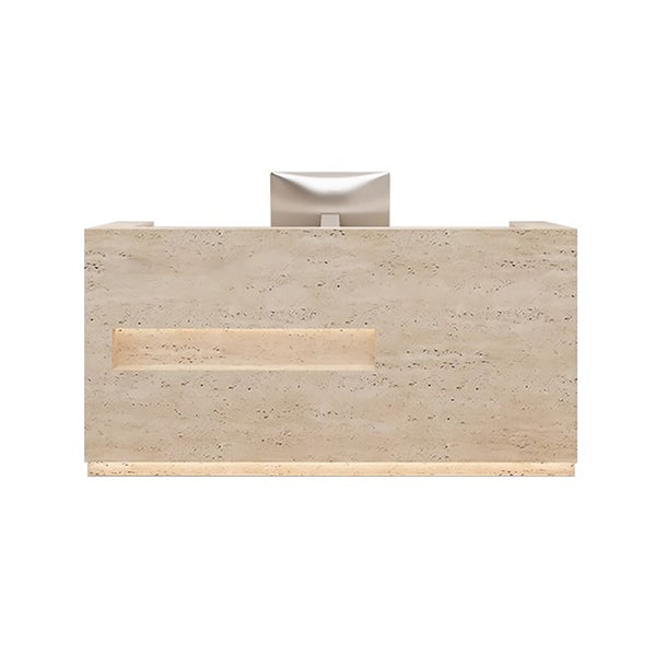Modern Reception Desk – Compact Front Desk for Boutiques, Salons and Small Stores