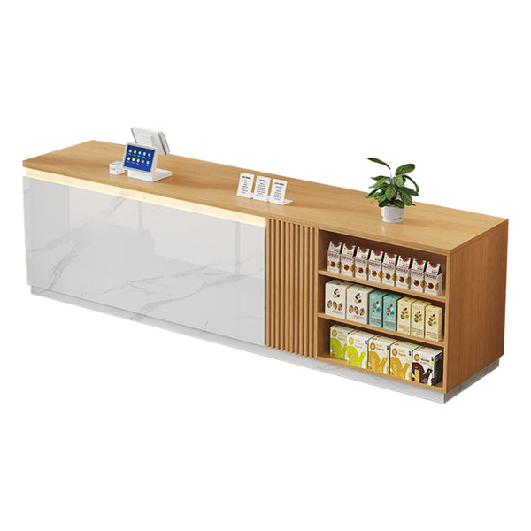 Modern Reception Counter for Bubble Tea Shops, Convenience Stores & Small Businesses