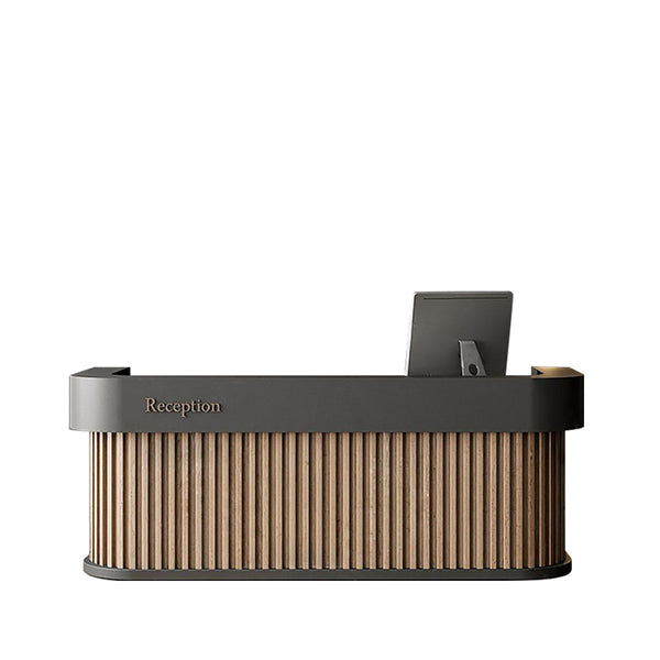 Luxury Reception Desk & Cashier Counter – Elegant Bar Table for Shops, Hotels & Businesses