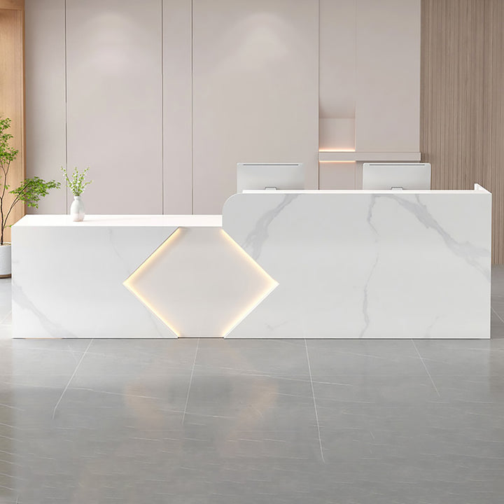 Reception Desk Front Office Counter Salon Cashier Counter Bar Counter Property & Training Consultation Desk Service Counter