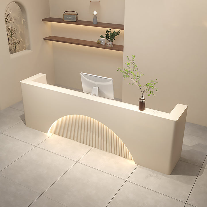 Reception Desk Cashier Counter Bar Counter – Minimalist Modern Front Desk For Salons, Clothing Stores, Yoga Studios, and Training Centres