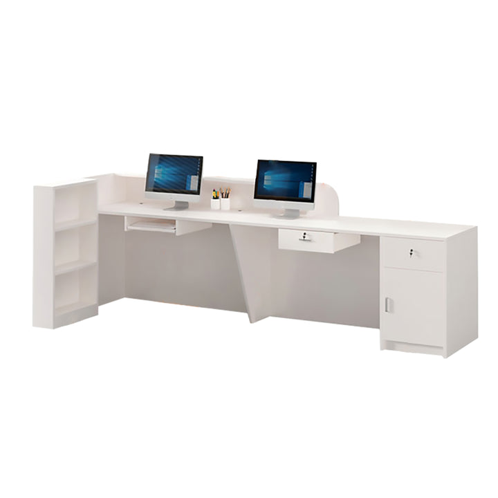 Reception Desk Front Office Counter Salon Cashier Counter Bar Counter Property & Training Consultation Desk Service Counter