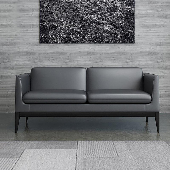 Modern Leather Reception Sofa Set – Single, Double & Triple Seater with Coffee Table