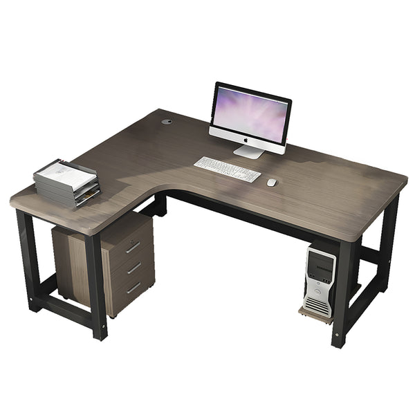 L-Shaped Corner Desk – 80cm High Home Office Study Desk with Optional Left or Right Orientation