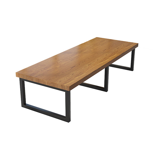 Conference Table Solid Wood Table Office Desk Rectangular Meeting Table Minimalist Desk Modern Coffee & Dining Table