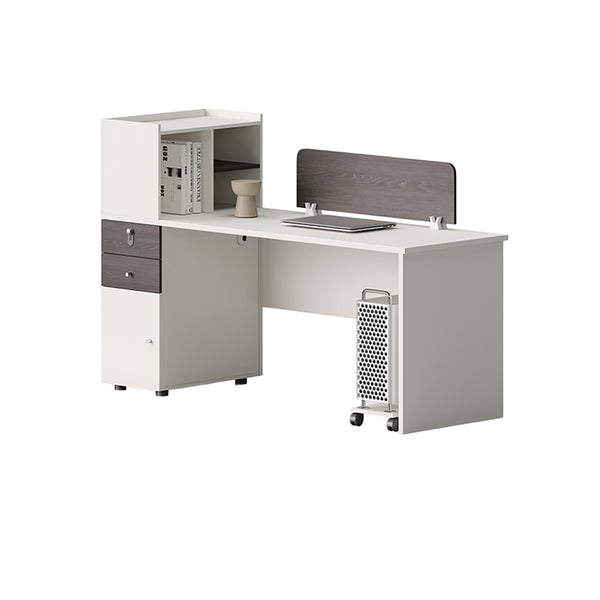 Modern Office Desk Set – 2/4/6-Person Workstation with Storage & Cable Management