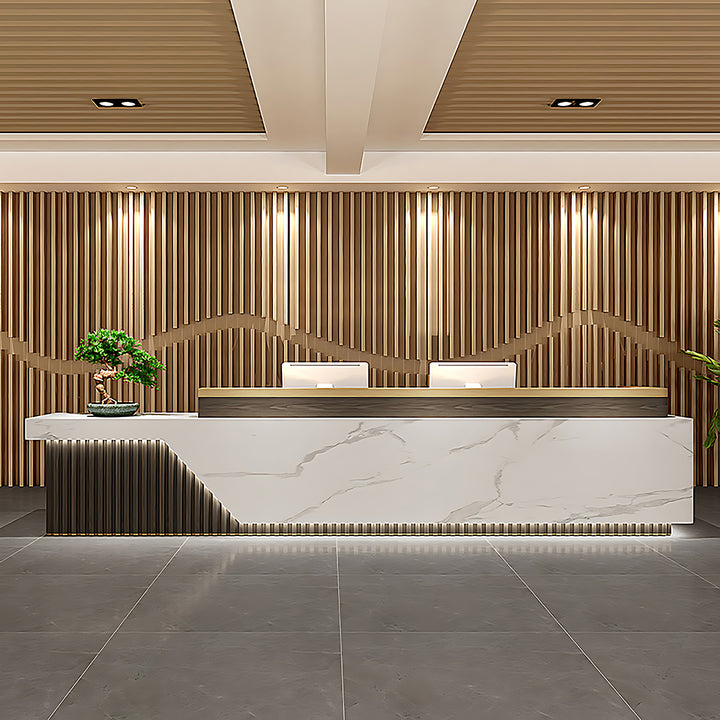 Reception Desk Corporate Front Desk Bar Counter Cashier Station Hotel Clubhouse Training Centre Beauty Salon