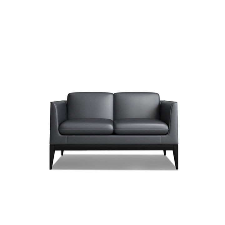 Modern Leather Reception Sofa Set – Single, Double & Triple Seater with Coffee Table