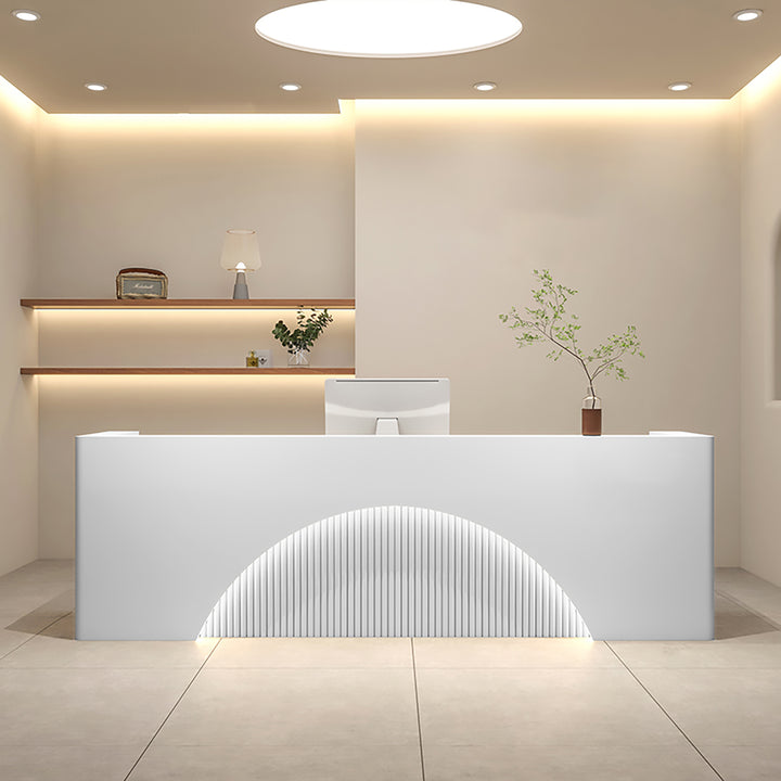Reception Desk Cashier Counter Bar Counter – Minimalist Modern Front Desk For Salons, Clothing Stores, Yoga Studios, and Training Centres