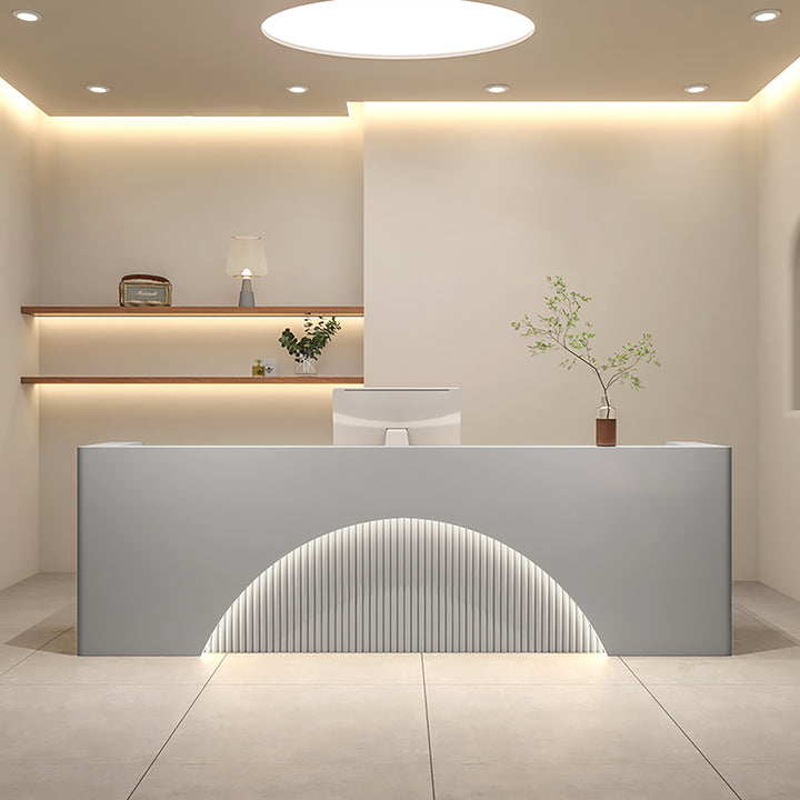 Reception Desk Cashier Counter Bar Counter – Minimalist Modern Front Desk For Salons, Clothing Stores, Yoga Studios, and Training Centres