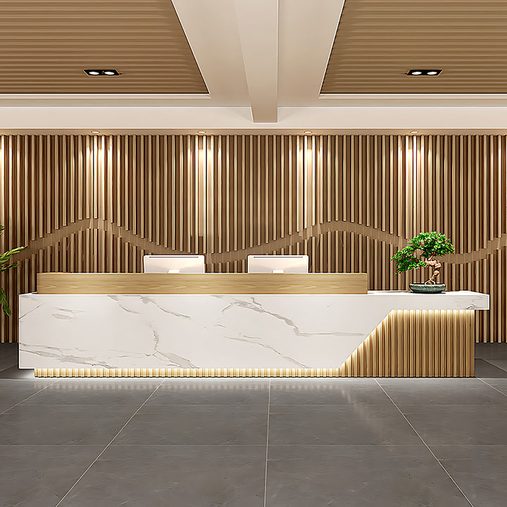 Reception Desk Corporate Front Desk Bar Counter Cashier Station Hotel Clubhouse Training Centre Beauty Salon