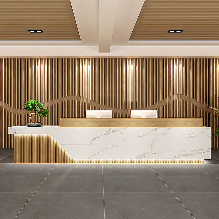Reception Desk Corporate Front Desk Bar Counter Cashier Station Hotel Clubhouse Training Centre Beauty Salon