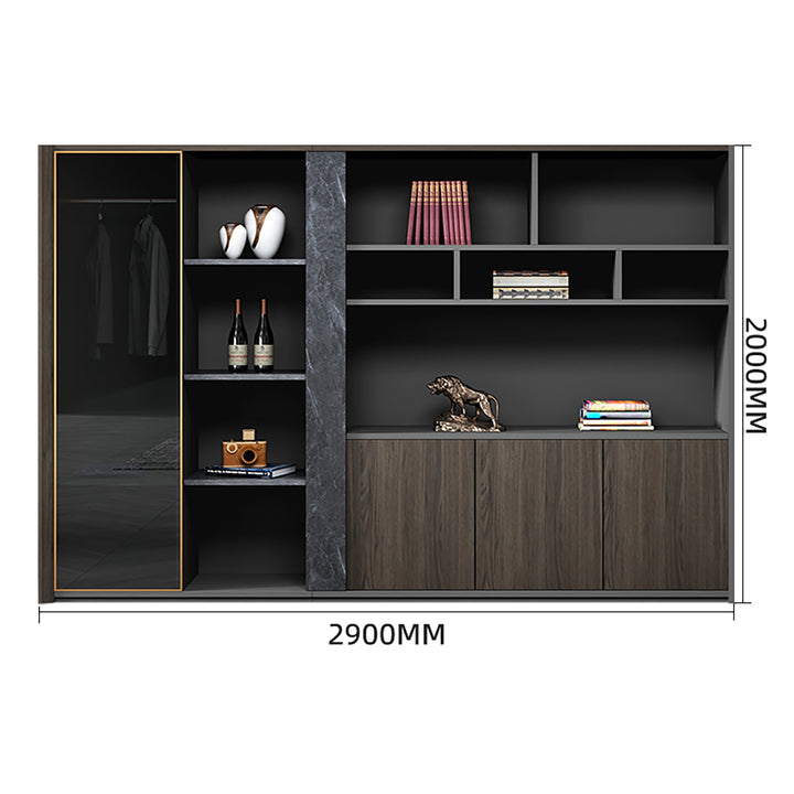 2.9m file cabinet bookcase storage cabinet