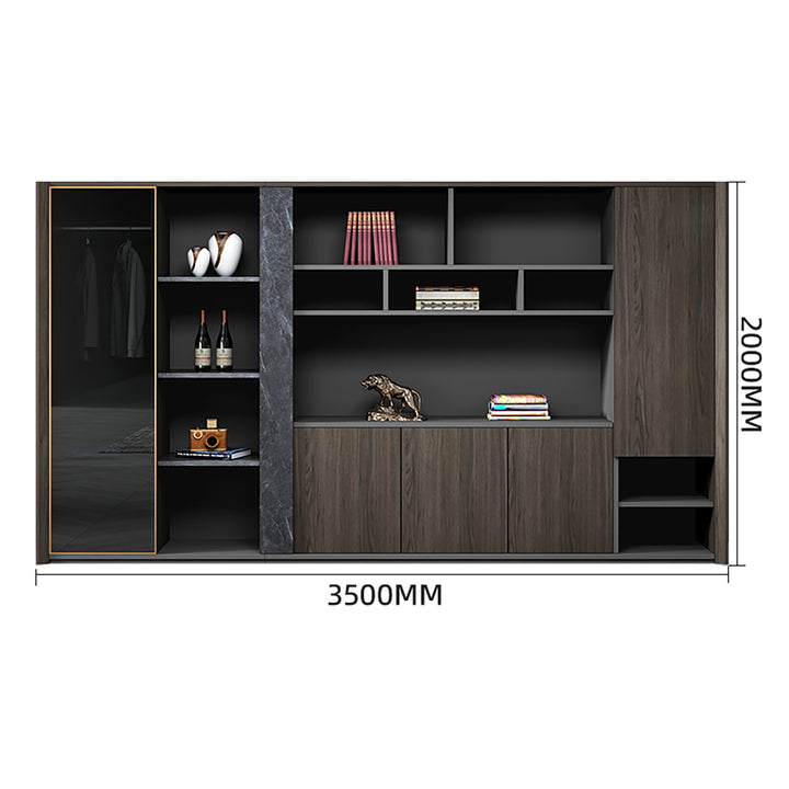 3.5m file cabinet bookcase storage cabinet