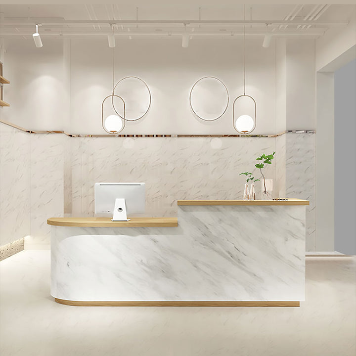Reception Desk Beauty Salon Bar Office Front Desk Luxury Boutique Cashier Counter Lacquered Counter Dining Minimalist Modern