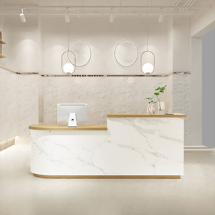 Reception Desk Beauty Salon Bar Office Front Desk Luxury Boutique Cashier Counter Lacquered Counter Dining Minimalist Modern