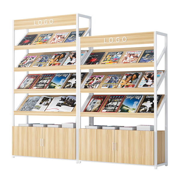 Plosia Multi-Style Display Rack – 60 to 120cm Magazine and Brochure Organiser for Office and Retail Spaces