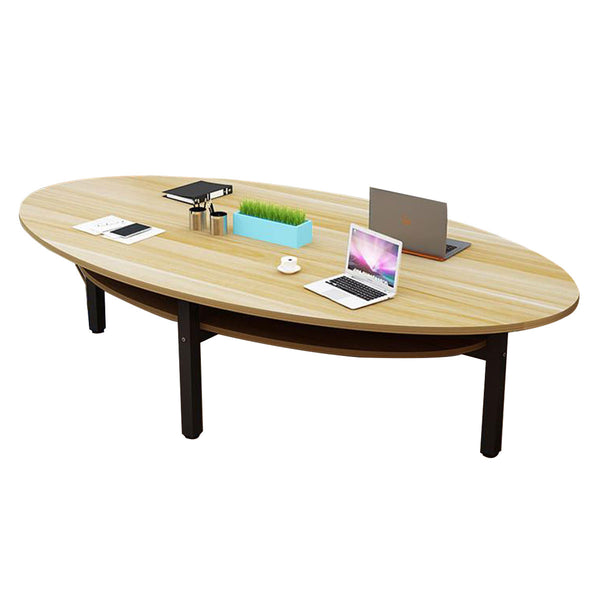 Conference table Oval Meeting Table – Modern Conference & Discussion Desk with Chairs, 1.2m–2.4m