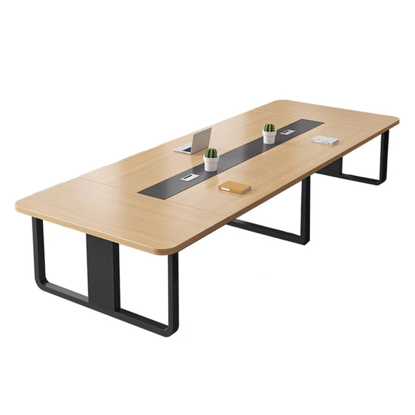 Conference Table Long Table Meeting Room Desk and Chair Set Business Negotiation and Reception Modern Minimalist Design
