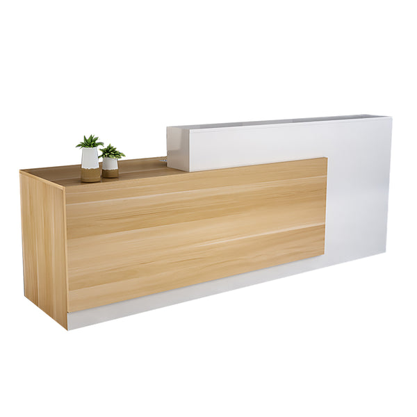 Reception Desk Bar Counter Office Counter Painted Finish Front Desk Minimalist Cashier Desk Clothing Store Bubble Tea Shop Beauty Salon